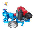 Horizontal End suction pump Diesel  engine with trailer